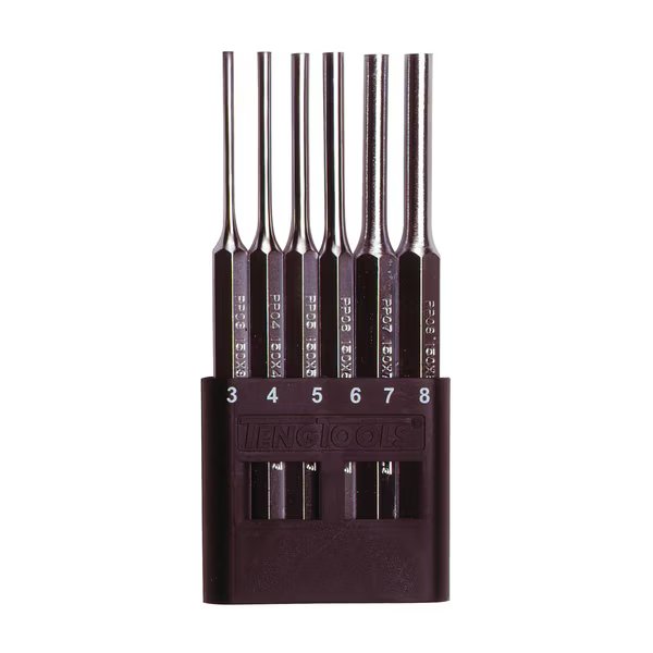 PPS06 - 6 Piece Punch Set, Teng Tools, Mfr#: PPS06